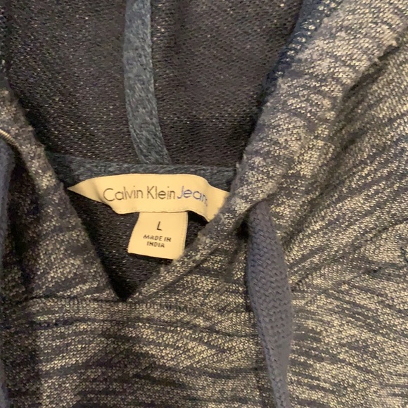 Calvin Klein Blue Hoodie (L) - Picture 2 of 3